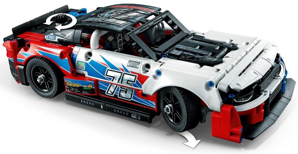 LEGO TECHNIC Новий Chevrolet Camaro ZL1 із серії NASCAR 42153 дитяча творчість веселощі навчання розвиток будівельні блоки мініфігурки якість традиція будівництво наука уява ролі якість безпека уява будівництво пристрасть хобі функції ручне застосування LEGO Builder