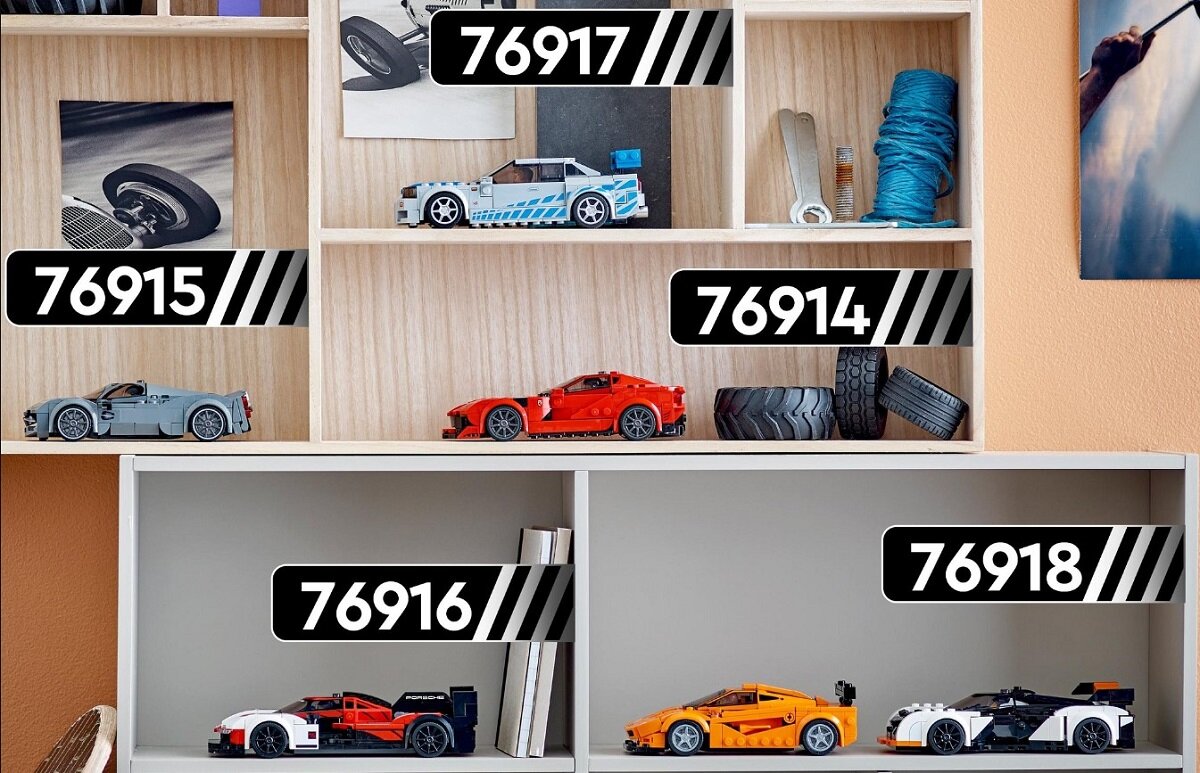 LEGO Speed Champions McLaren Solus GT i McLaren F1 LM 76918 dziecko kreatywność zabawa nauka rozwój klocki figurki minifigurki jakość tradycja konstrukcja nauka wyobraźnia role jakość bezpieczeństwo wyobraźnia budowanie pasja hobby funkcje instrukcja aplikacja LEGO Builder