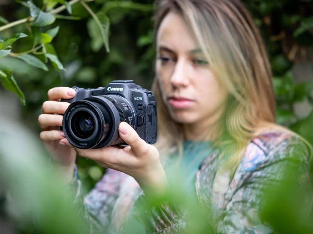 Canon RF 24-50 mm f-4.5-6.3 IS STM stabilizacja obrazu IS 4,5 EV IBIS zdjęcia z ręki wideo
