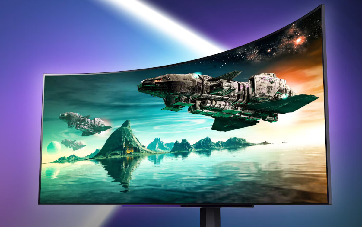 Monitor LG UltraGear 45GR95QE-B kontrast wyrazistość
