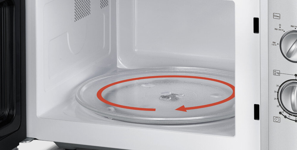 Kuchenka mikrofalowa SEVERIN MW 7772 moc wnętrze pojemność stal talerz ruszt