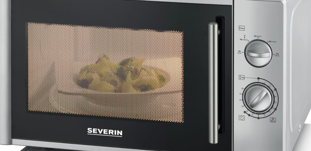 Kuchenka mikrofalowa SEVERIN MW 7772 pokrętła sterowanie