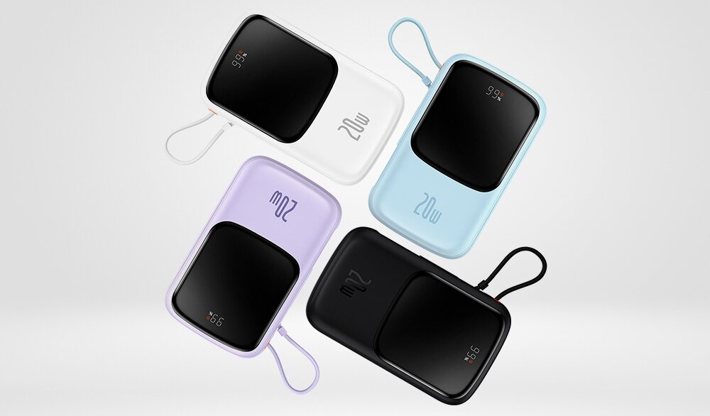 Powerbank BASEUS Qpow Pro 10000mAh 20W Biały Urządzenia moc ładowanie wymiary bateria pojemność bezpieczeństwo lekkość wygoda