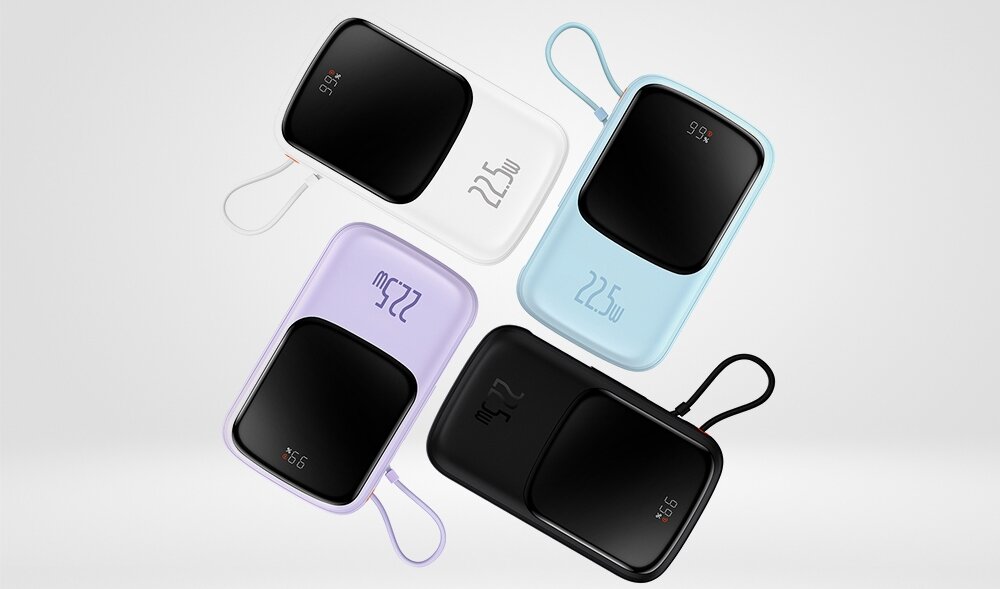 Powerbank BASEUS Qpow Pro 10000mAh 22.5W Biały Urządzenia moc ładowanie wymiary bateria pojemność bezpieczeństwo lekkość wygoda