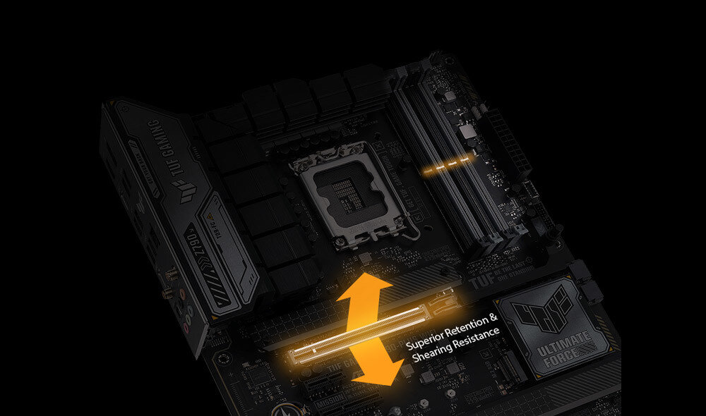 Płyta główna ASUS TUF Gaming Z790 Plus WiFi - SafeSlot i SafeDIMM 