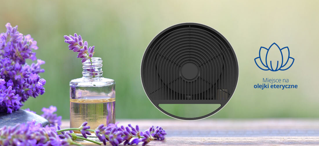 Zbiornik na wodę FINLUX FN-T0W40GB dedykowane miejsce na olejki eteryczne