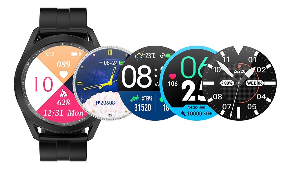 Smartband MEDIA-TECH Activeband Venetia ekran pasek pomiar czujnik zdrowie bateria sport aplikacja 