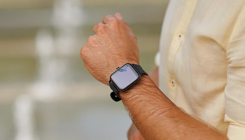 Smartwatch GARETT Sport Activity   ekran bateria pasek wykonanie odporność funkcje monitoring pomiar aplikacja łączność odbieranie dzwonienie 