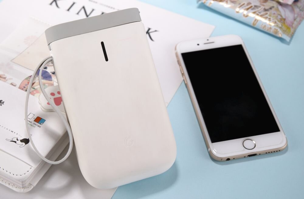 Drukarka NIIMBOT D11 rolka etykiety zasilanie ładowanie drukowanie wymiar łączność aplikacja 