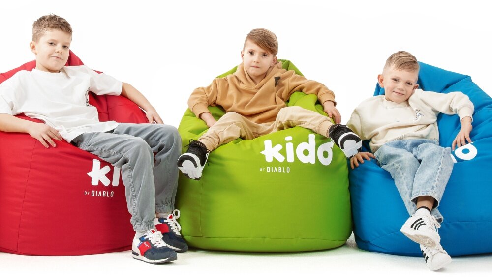 Pufa DIABLO CHAIRS Kido certyfikat REACH wolne od metali ciężkich i szkodliwych pierwiastków