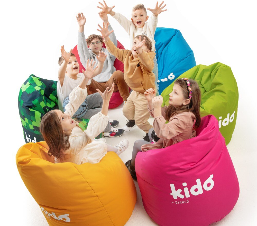 Pufa DIABLO CHAIRS Kido dziecko średnica wysokość