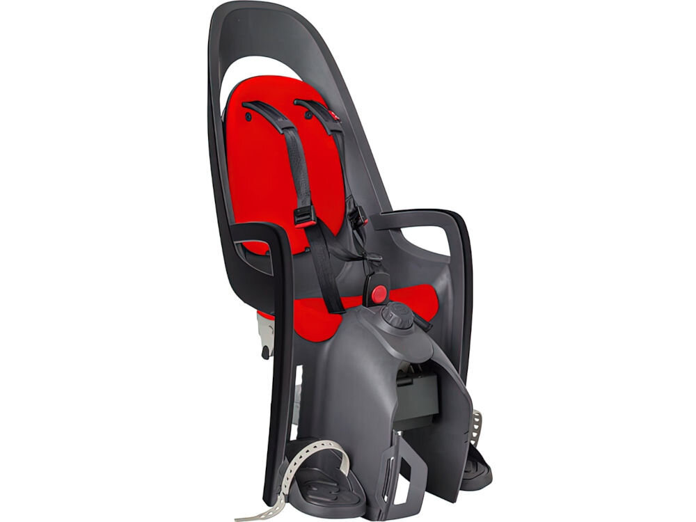 Fotelik rowerowy HAMAX Caress Adapter Szaro-biało-czarny udźwig