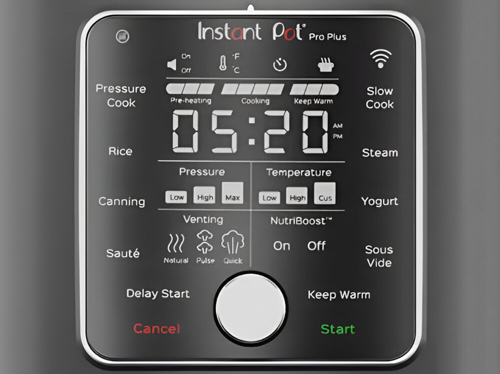 Автоматичні функції мультиварки INSTANT POT Pro Plus Wifi