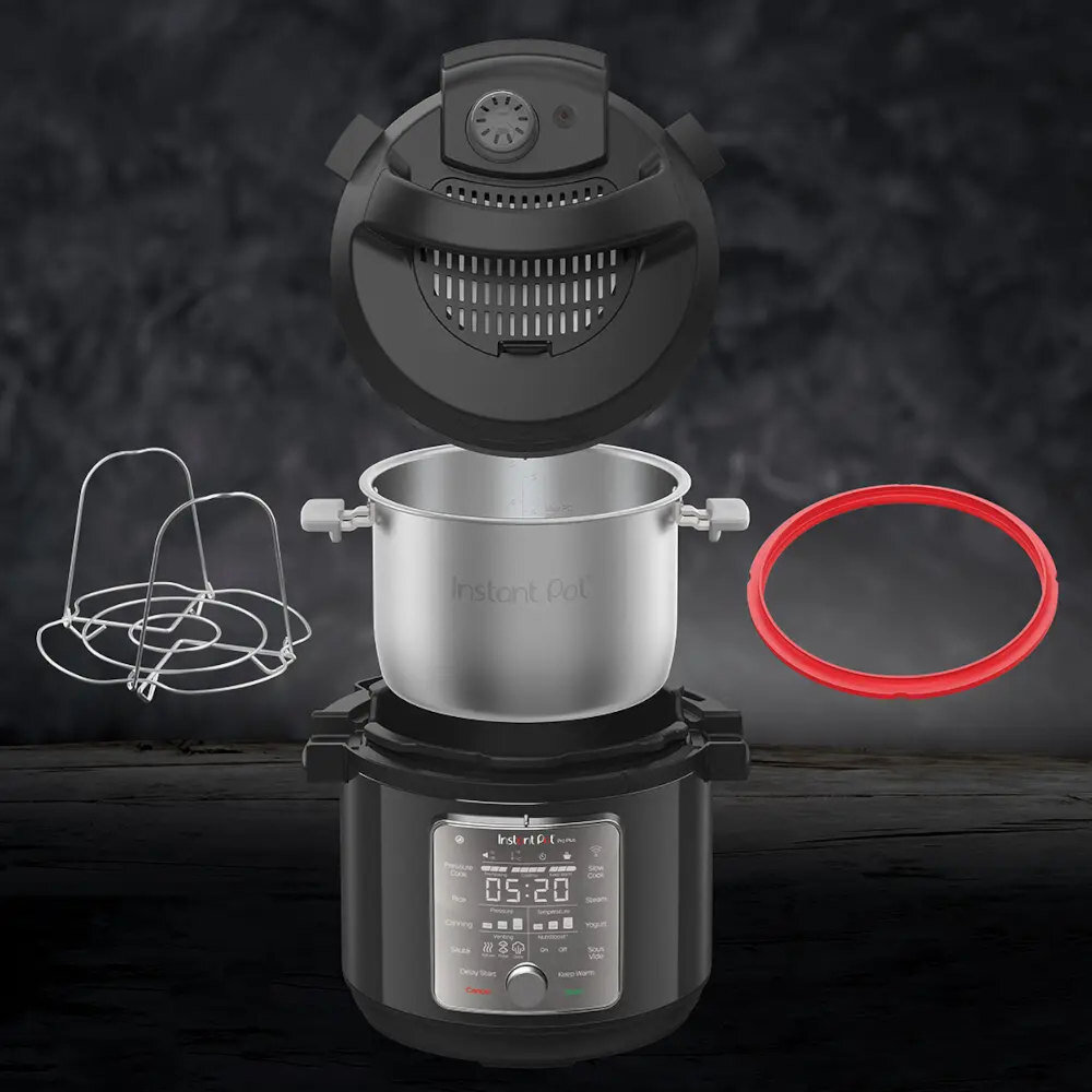 Мультиварка INSTANT POT Pro Plus Wifi з високою якістю виготовлення, нержавіюча сталь 18/8