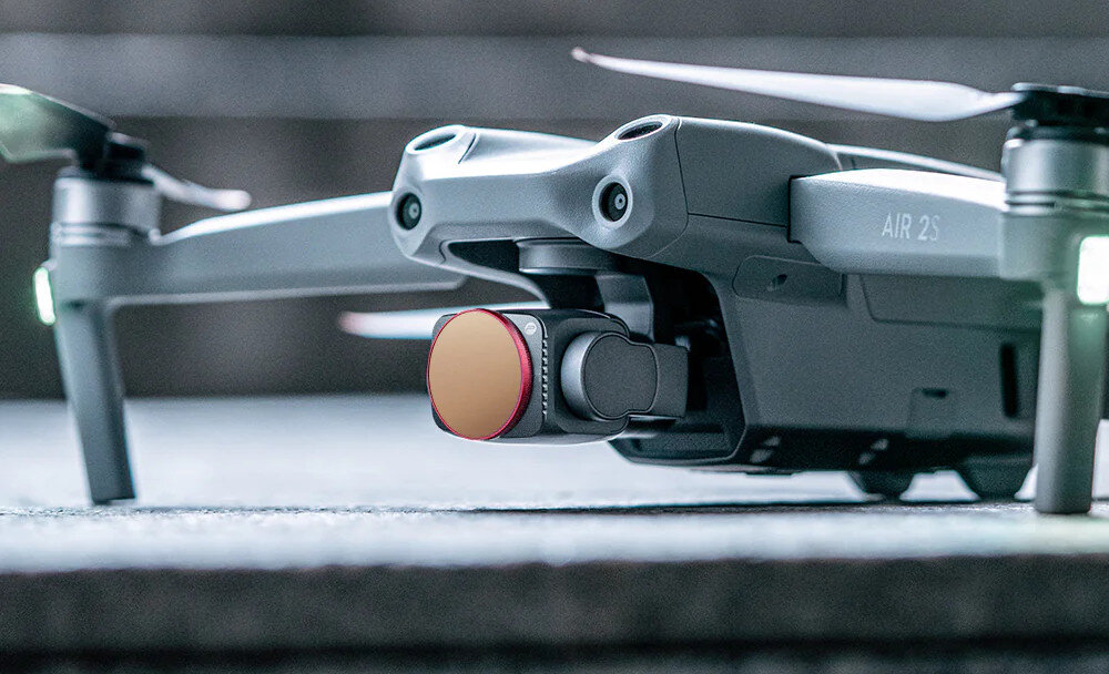 Zestaw filtrów PGYTECH ND-PL 8/16/32/64 do DJI Air 2S wykonanie materiał waga montaż dopasowanie