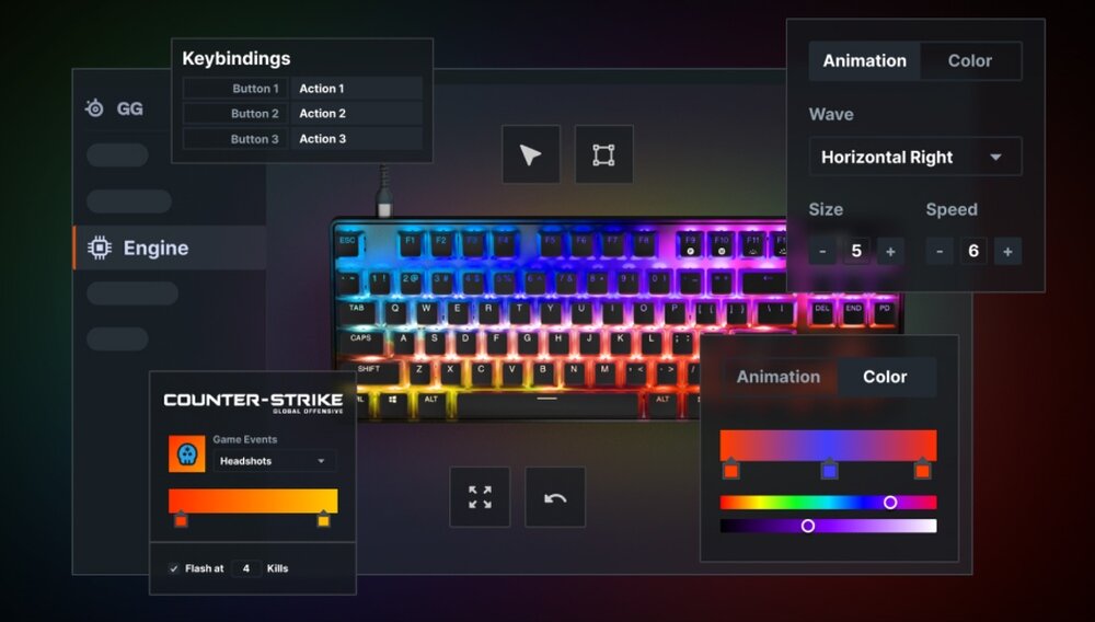 Klawiatura STEELSERIES Apex Pro TKL Wired szybkość zastosowanie technologia wygoda nacisk siła gra kontrola wyświetlacz OLEDD projekt