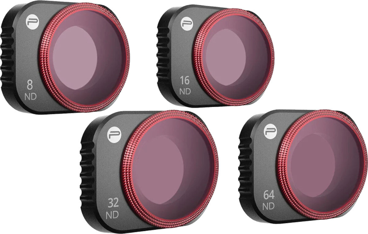 Zestaw filtrów PGYTECH ND 8/16/32/64 do DJI Mini 3 Pro zastosowanie światło cechy opis