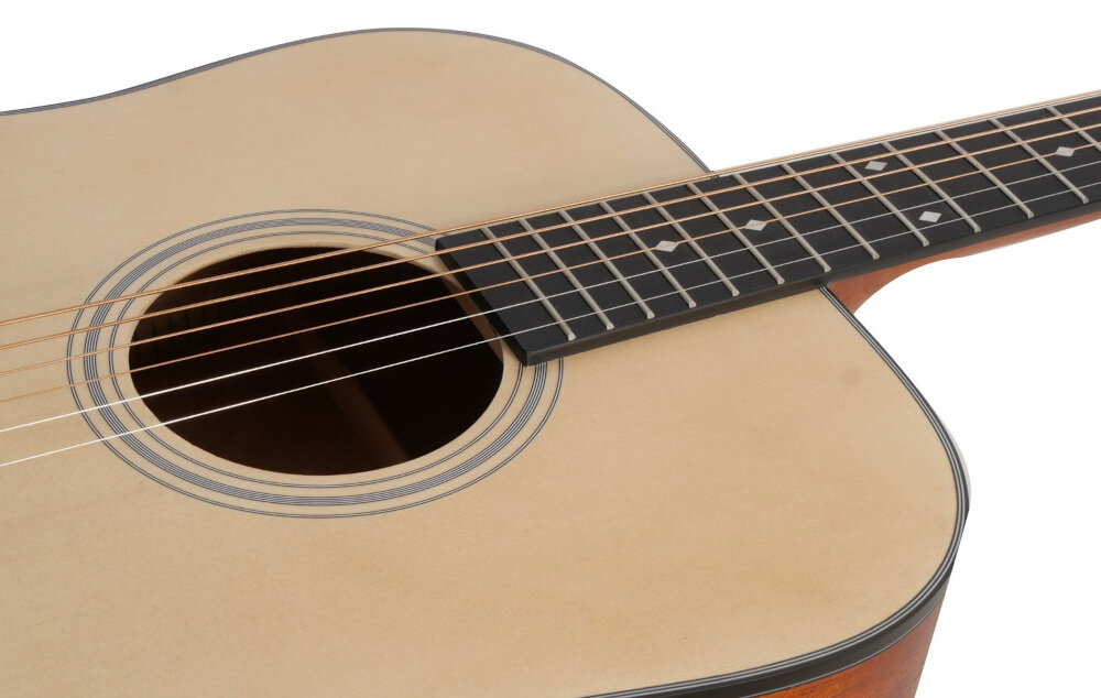 Gitara akustyczna ARROW Bronze NT 4/4 Brązowy brzmienie wszechstronność balans tonacja gryf muzyka