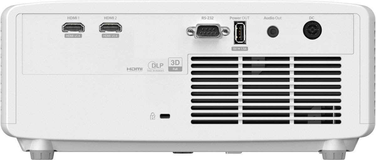 Projektor OPTOMA ZW340e porty złącza interfejsy
