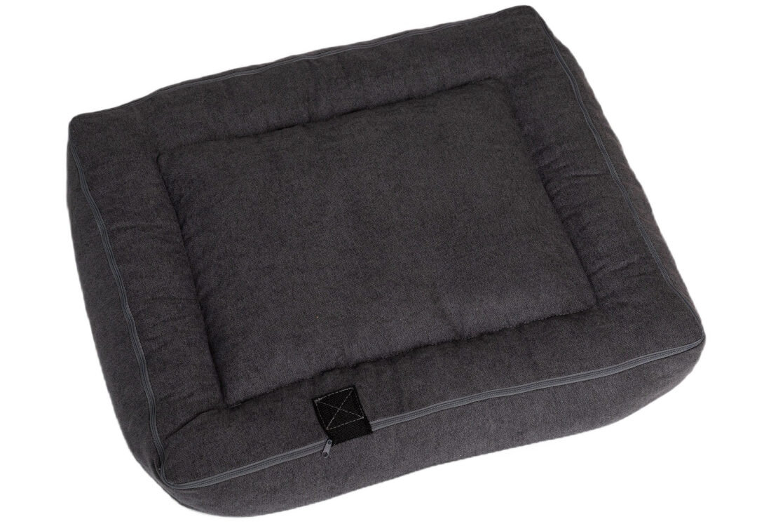 Legowisko YEGO DESIGN Lux M Szaro-antracytowy Łatwość czyszczenia pranie Wysokiej jakości materiały długotrwały komfort