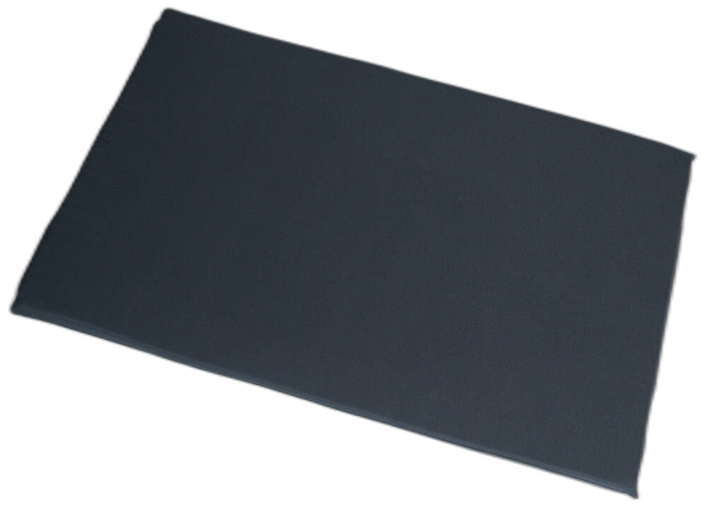 Legowisko dla psa YEGO DESIGN Rex Widok z góry na całe ciemnoszare, prostokątne legowisko-matę dla psa.