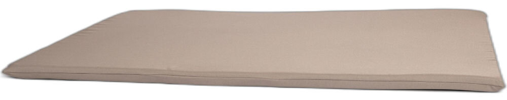 Legowisko dla psa YEGO DESIGN Rex Zbliżenie na prostokątne legowisko-matę dla psa, ukazujące jego niski profil i zaokrąglone krawędzie. Widoczny jest szew biegnący wzdłuż dolnej krawędzi. 