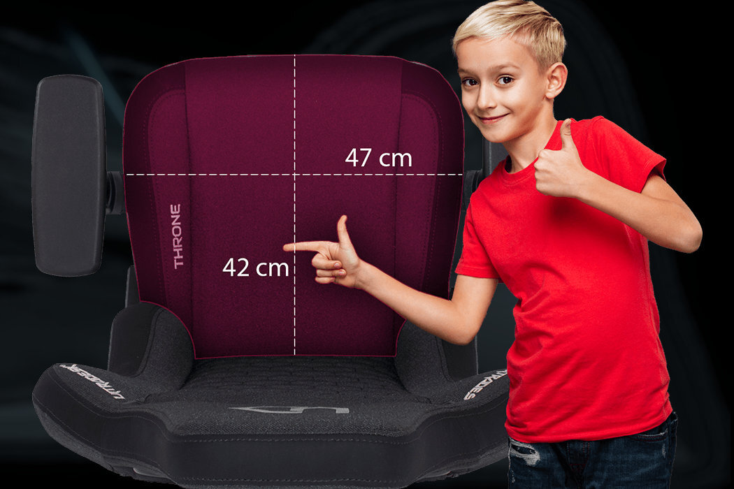 Дитяче крісло ULTRADESK Throne Чорні комфортні подушки Генерація гелю Стійкість до охолодження Ергономіка Водонепроникність