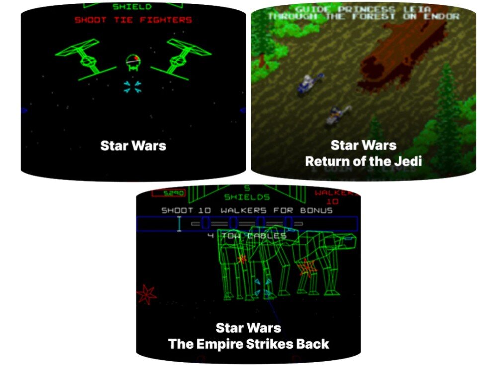 Konsola ARCADE1UP Star Wars gry przeznaczenie opis