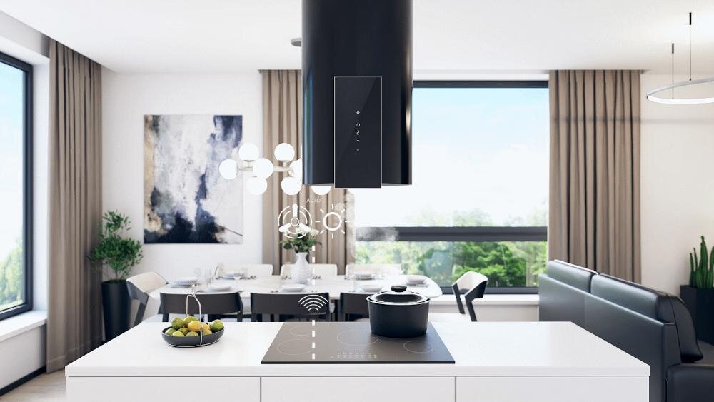 VDB Mah Isla Glass okap kuchnia klasa styl elegancja design funkcjonalność