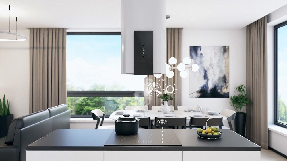 VDB Mah Isla Glass okap kuchnia klasa styl elegancja design funkcjonalność