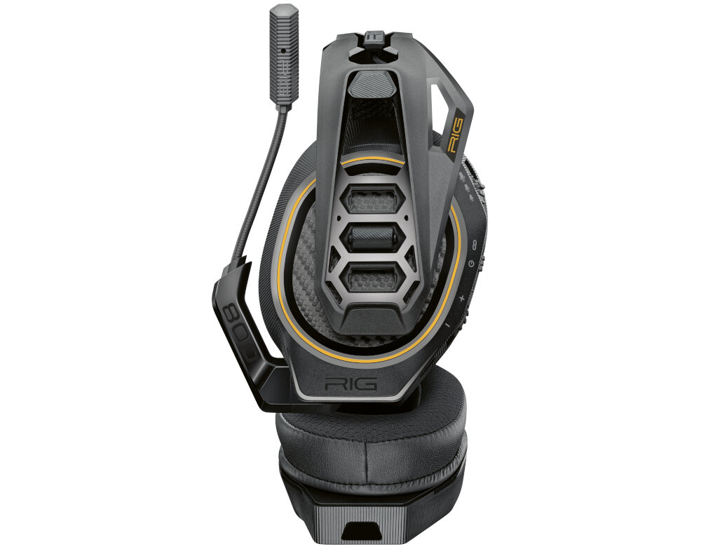 Słuchawki NACON Rig 800 Pro HS jakość dźwięk przetworniki konsole xbox dolby atmos wygoda komfort mikrofon stacja bazowa zgodność