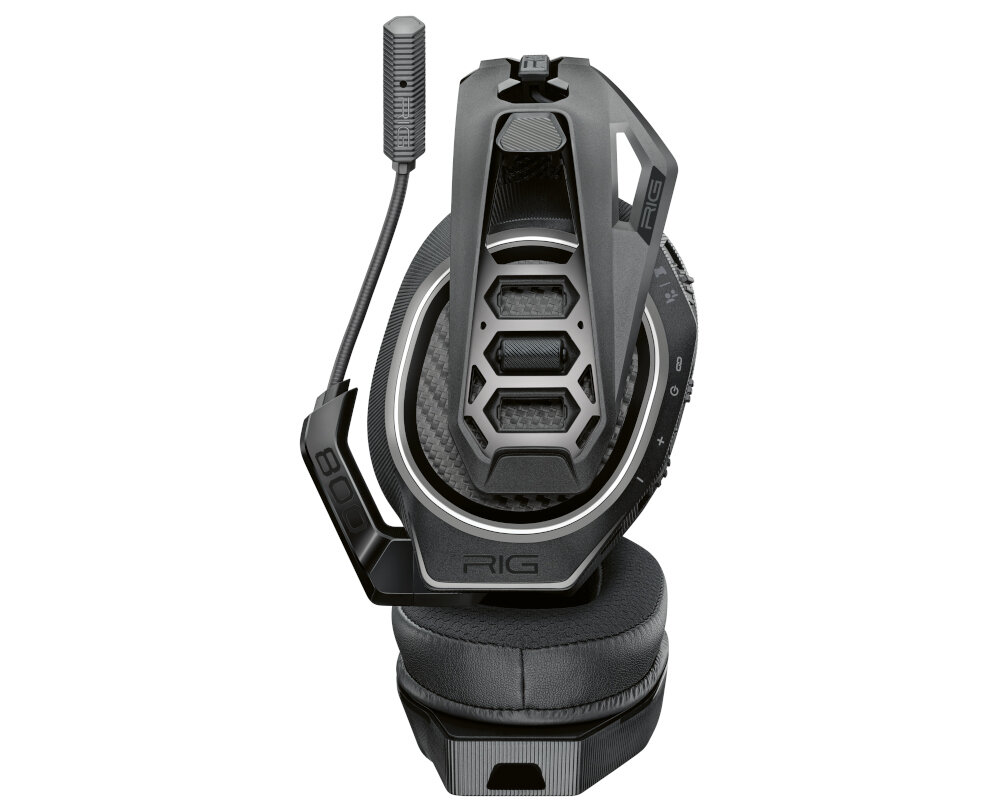 Słuchawki NACON Rig 800 Pro HX jakość dźwięk przetworniki konsole xbox dolby atmos wygoda komfort mikrofon stacja bazowa zgodność