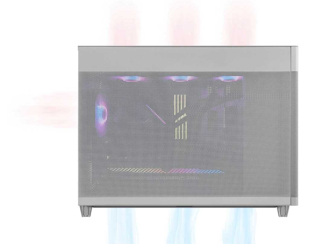 Obudowa ASUS Prime AP201 Tempered Glass - chłodzenia