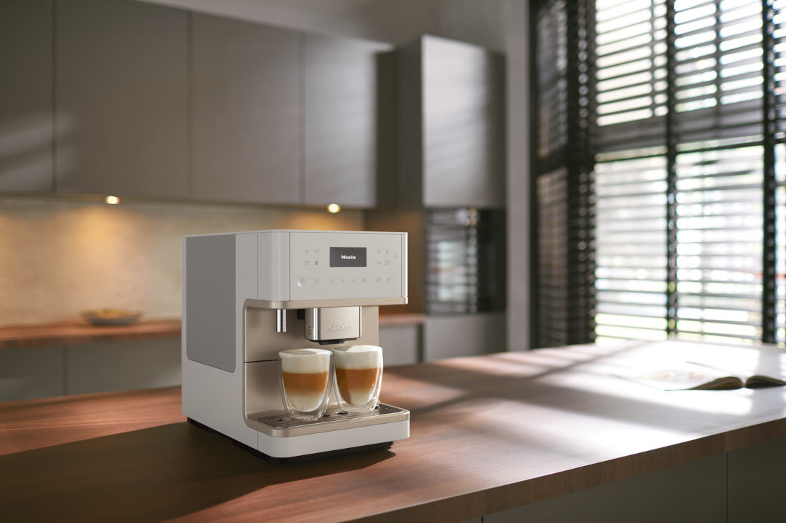Ekspres MIELE MilkPerfection CM 6160 Bialy Funkcja OneTouch for Two