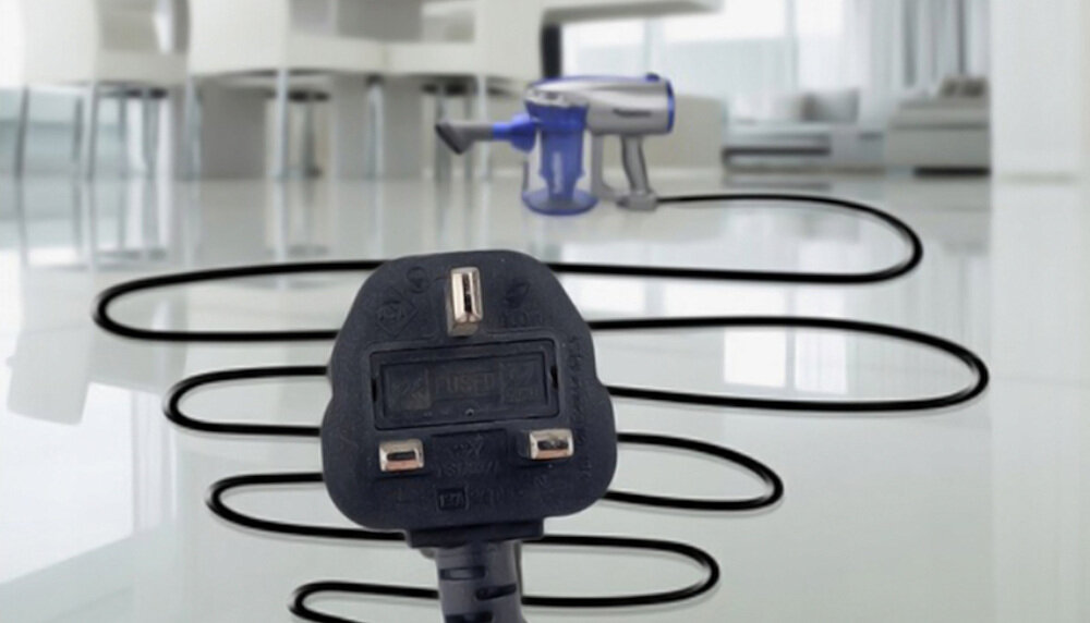 Odkurzacz TURBOTRONIC TT-VS6 Pomaranczowy dlugi przewod zasilajacy 7 metrow