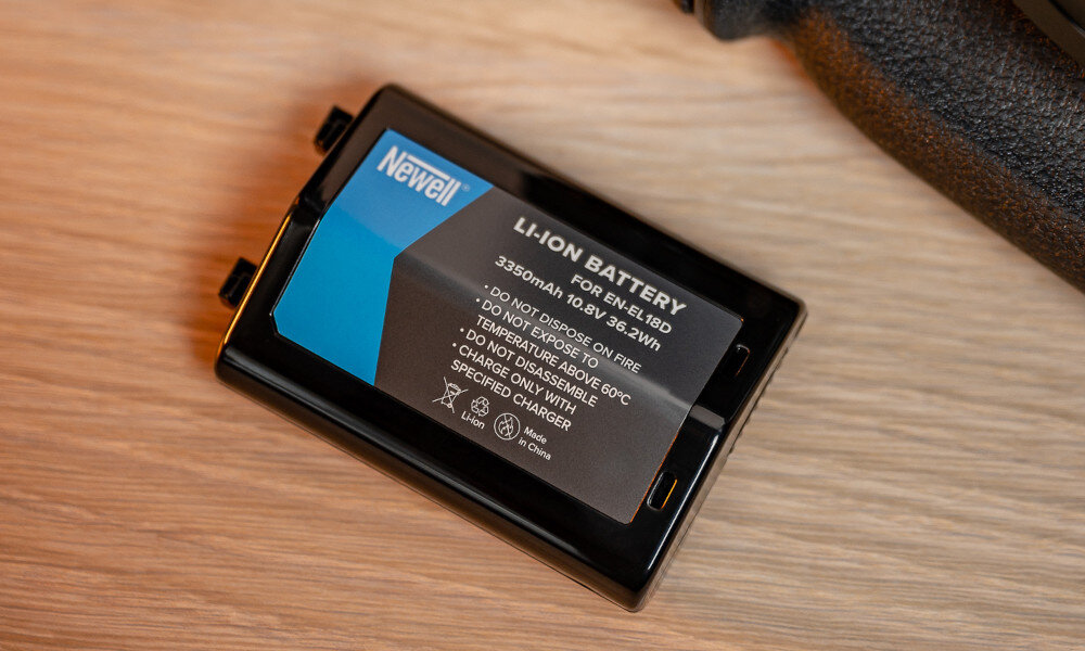 Akumulator NEWELL EN-EL18d 3350 mAh do Nikon kształt dopasowanie zgodność przeznaczenie