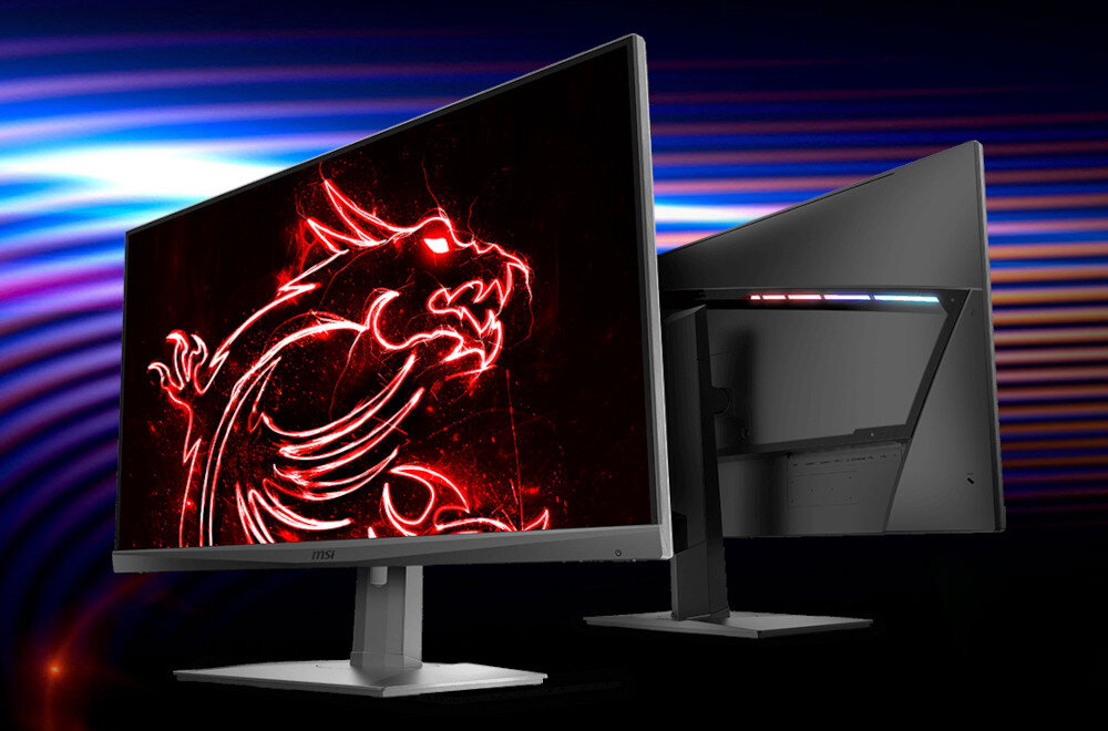 Monitor MSI MAG 321QR-QD 31.5 2560x1440px IPS 170Hz 1 ms oświetlenie RGB wygląd styl