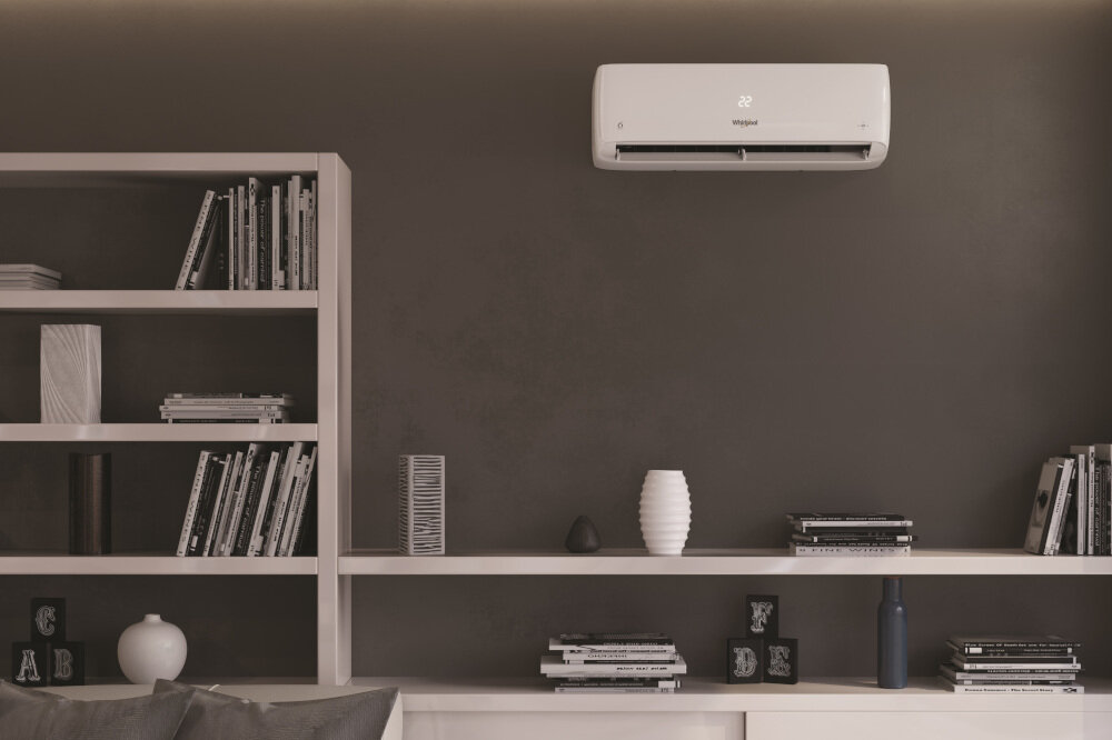 Klimatyzator Split, Pompa ciepła powietrze - powietrze WHIRLPOOL SPICR318W energia temperatura