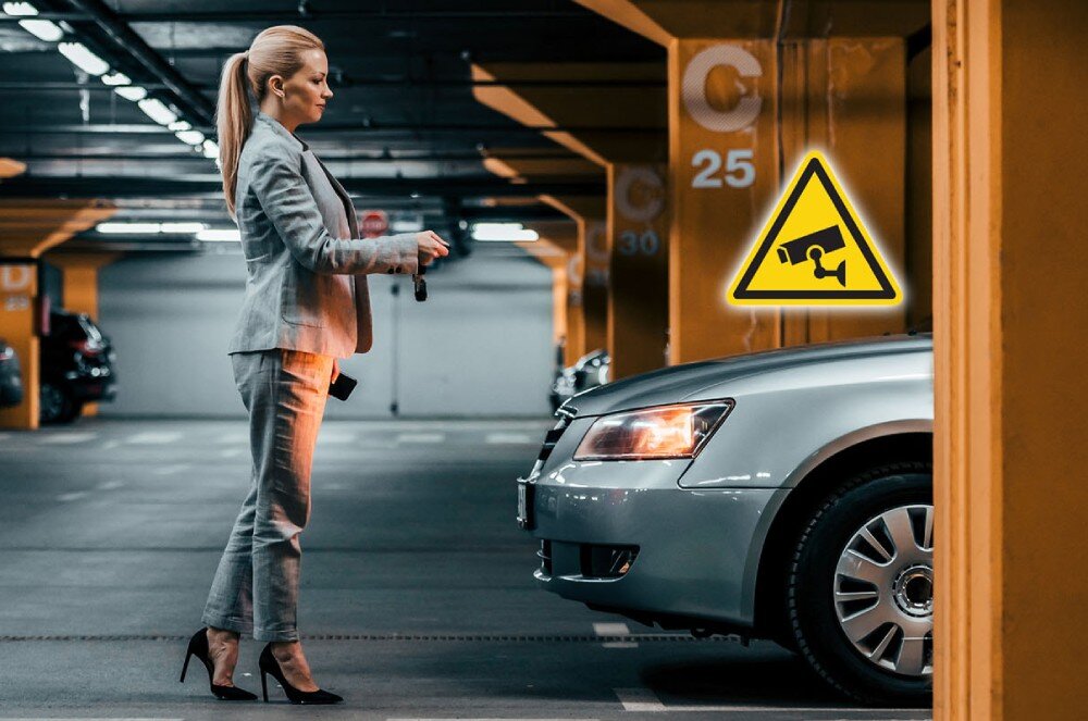 Wideorejestrator MIO MiVue C545 tryb parkingowy ochrona