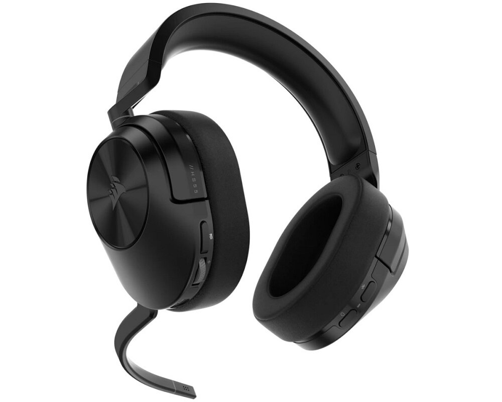 Słuchawki CORSAIR HS55 rozwiązanie gamingowe dla graczy Wyjątkowy dźwięk Komfort użytkowania Doskonała komunikacja Połącz się Bluetooth Miękkie nauszniki