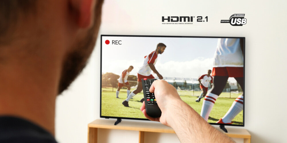 Telewizor TELEFUNKEN UG8460  - złącza