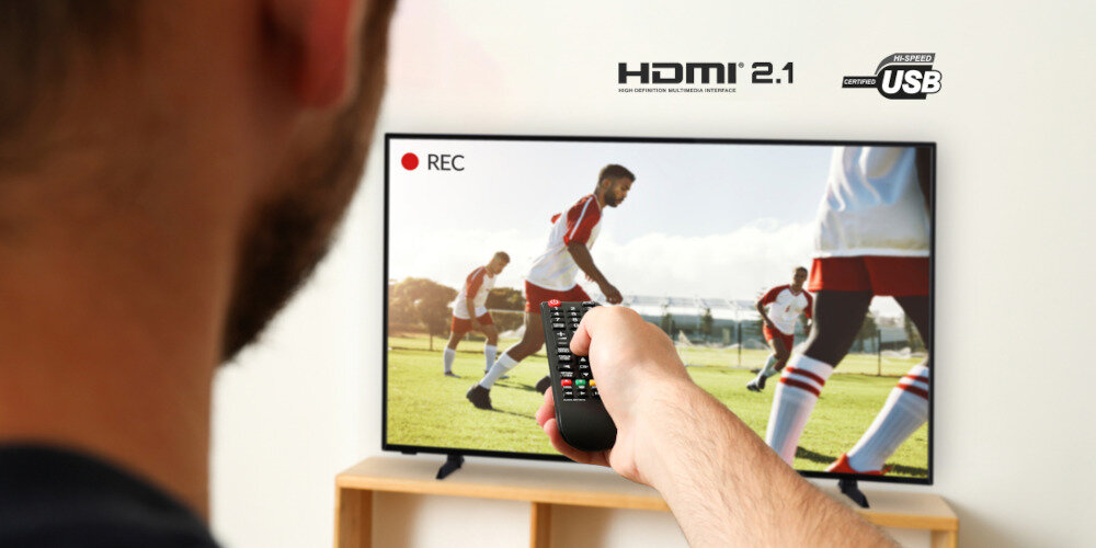 Telewizor TELEFUNKEN UG8460  - złącza