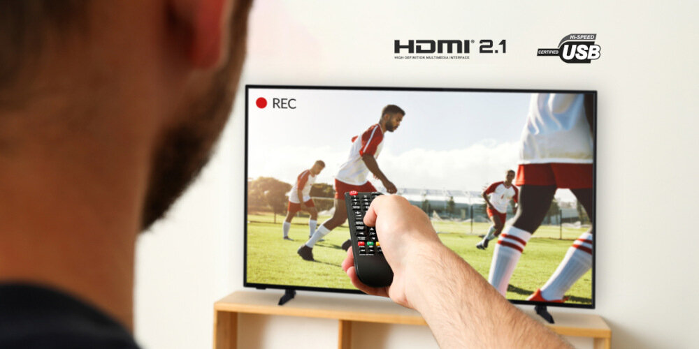 Telewizor TELEFUNKEN UG8460  - złącza