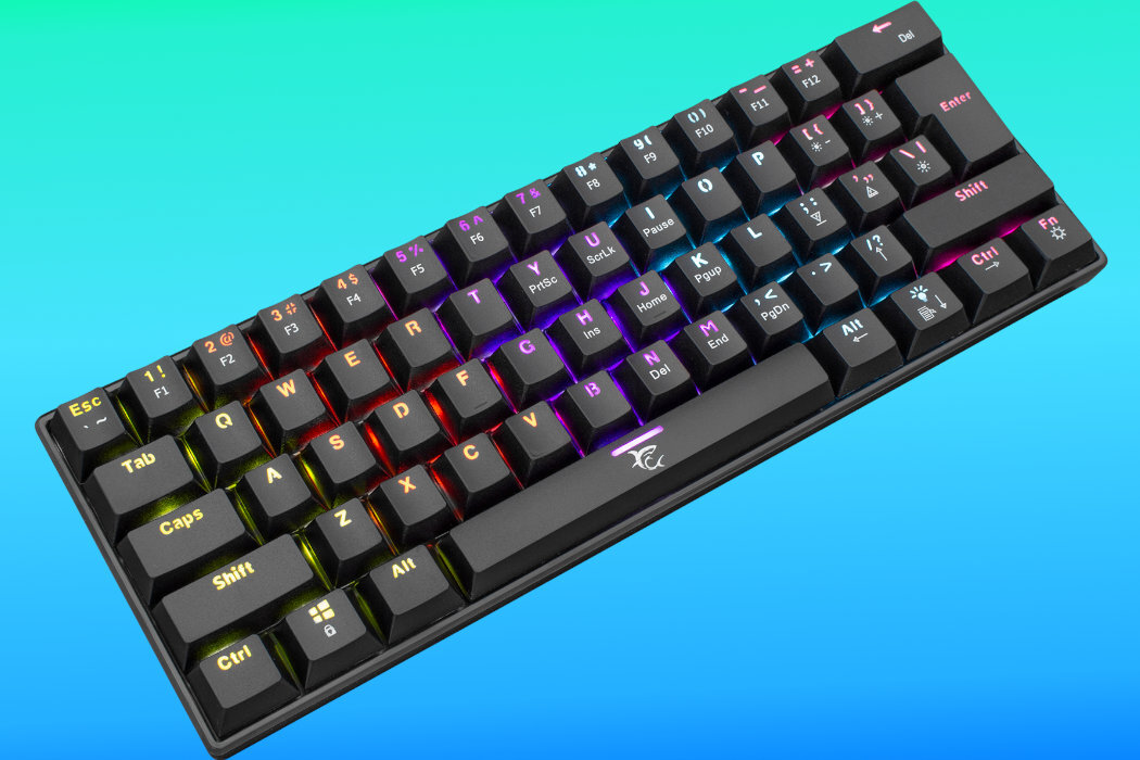 Klawiatura WHITESHARK Shinobi BS Biały