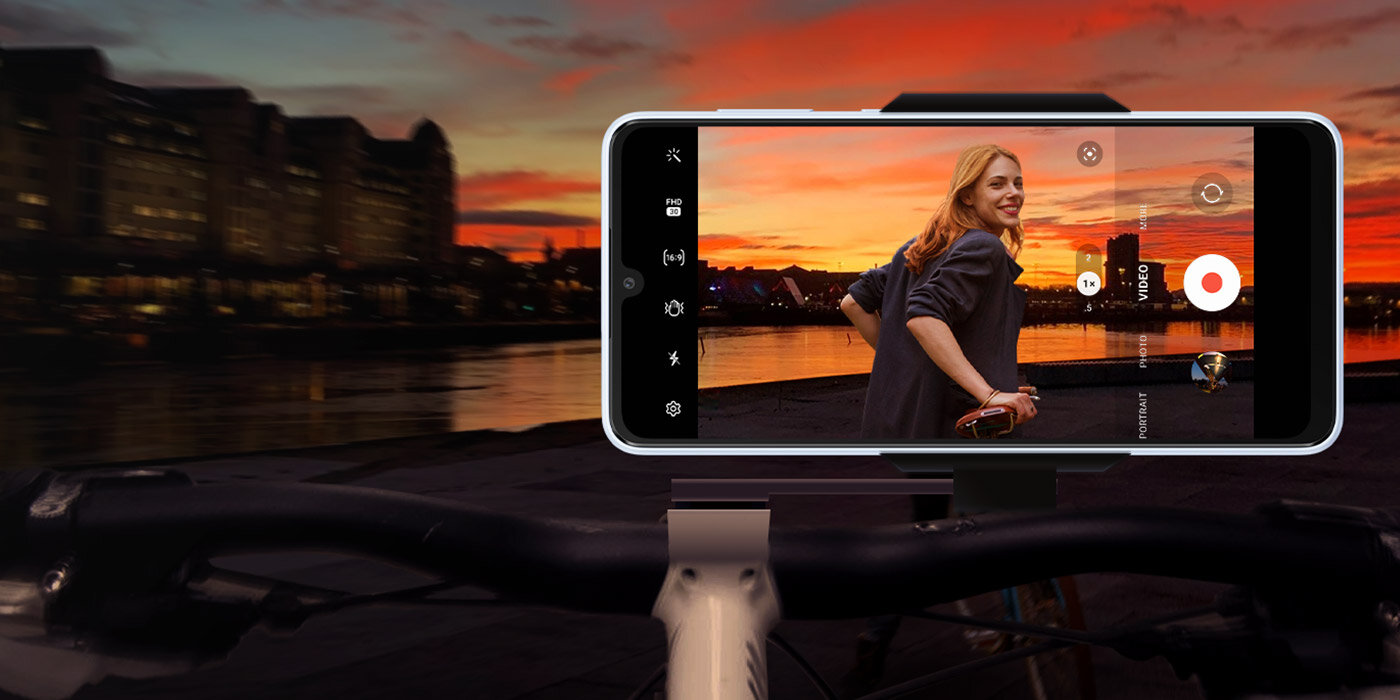 Stabilizacja obrazu w Samsung Galaxy A33 niweluje drgania podczas nagrywania filmów