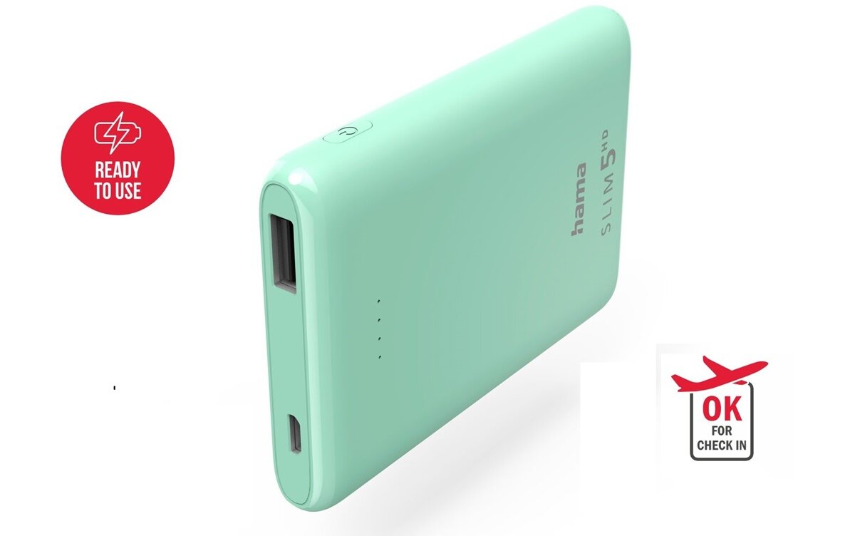 Gwarancja jakości i bezpieczeństwa powerbank Hama Slim 5HD
