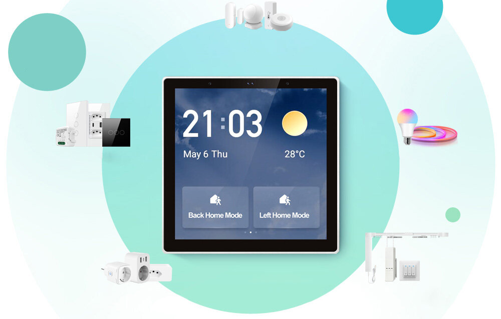 Panel zdalnego sterowania AVATTO T6E ZigBee-Bluetooth-Wi-Fi wygodna obsługa aplikacja zdalne sterowanie