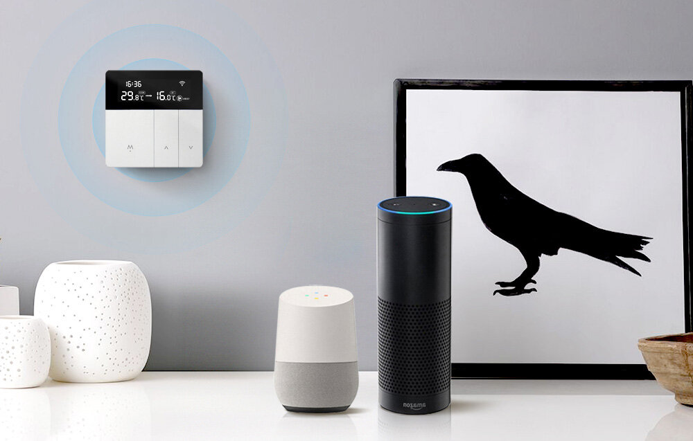 Termostat AVATTO zdalne sterowanie Wi-Fi Design Wyświetlacz Funkcje Precyzja działania