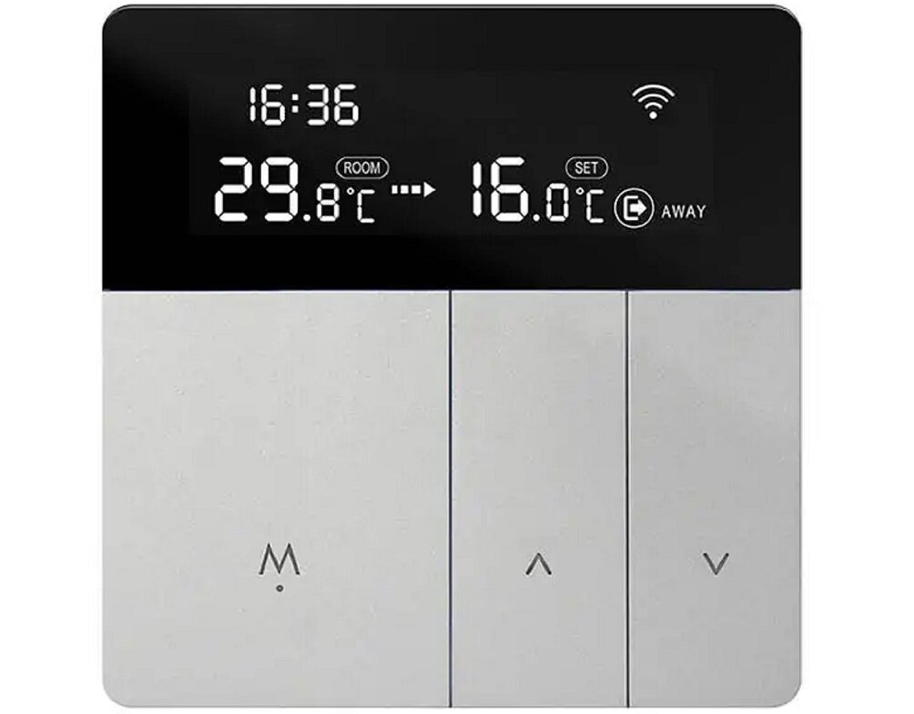 Termostat AVATTO zdalne sterowanie Wi-Fi Design Wyświetlacz Funkcje Precyzja działania