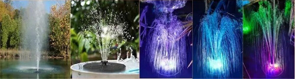 Lampa solarna SASKA GARDEN SG-A-0096 niezbedne elementy montazowe 6 nasadek do zmiany strumieniawody delikatna mgielka silny strumien